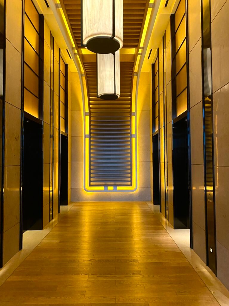 Lifts area in Conrad Seoul