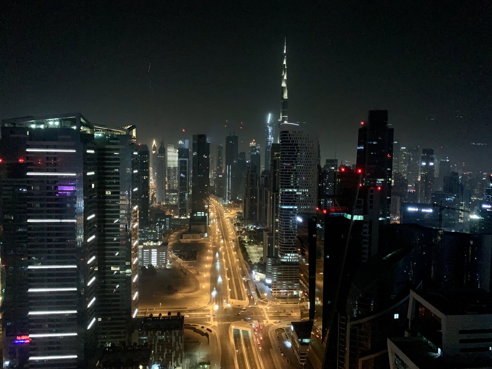 sheikh zayed road, dubai, uae