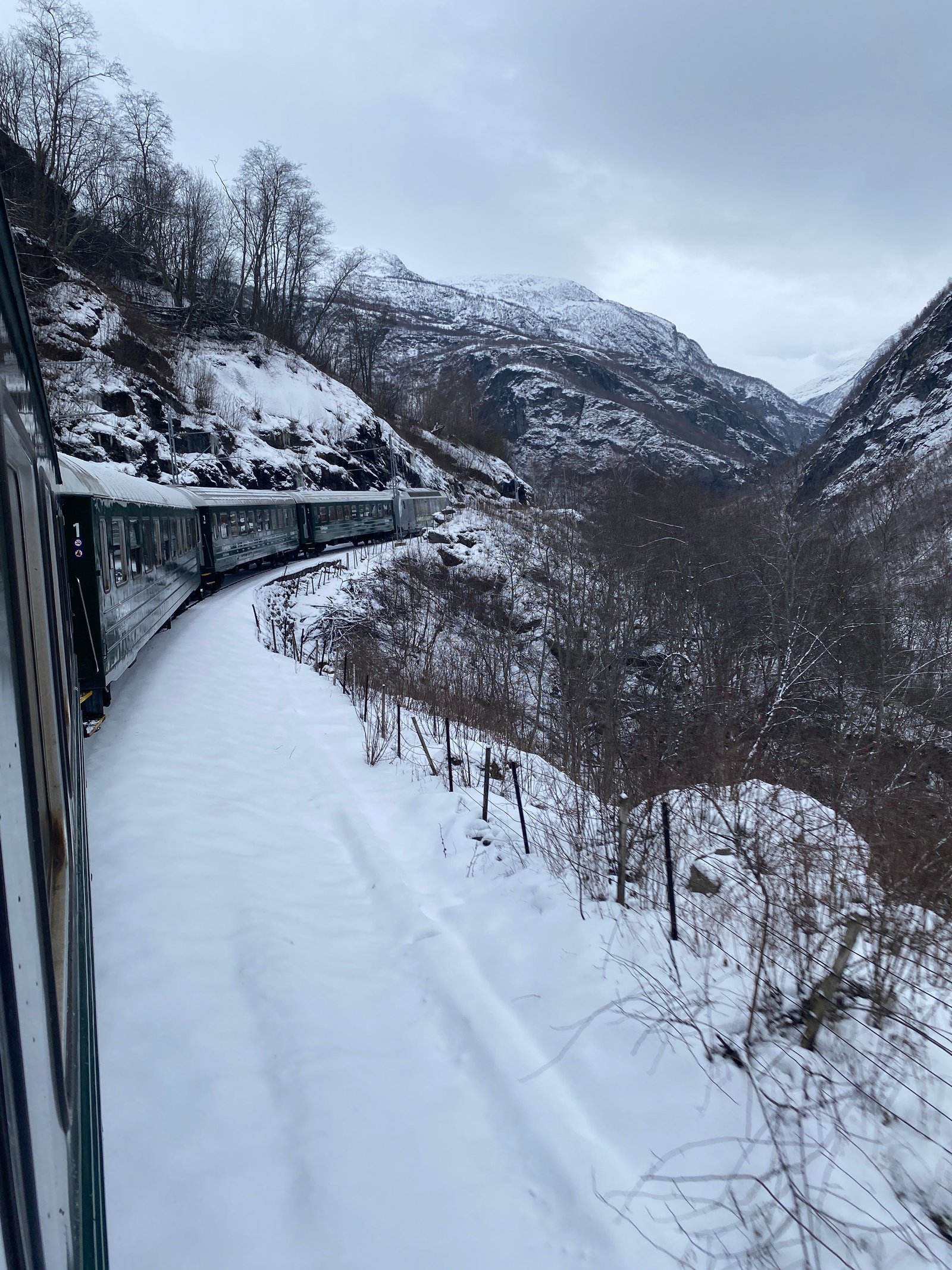 train in flam, norway