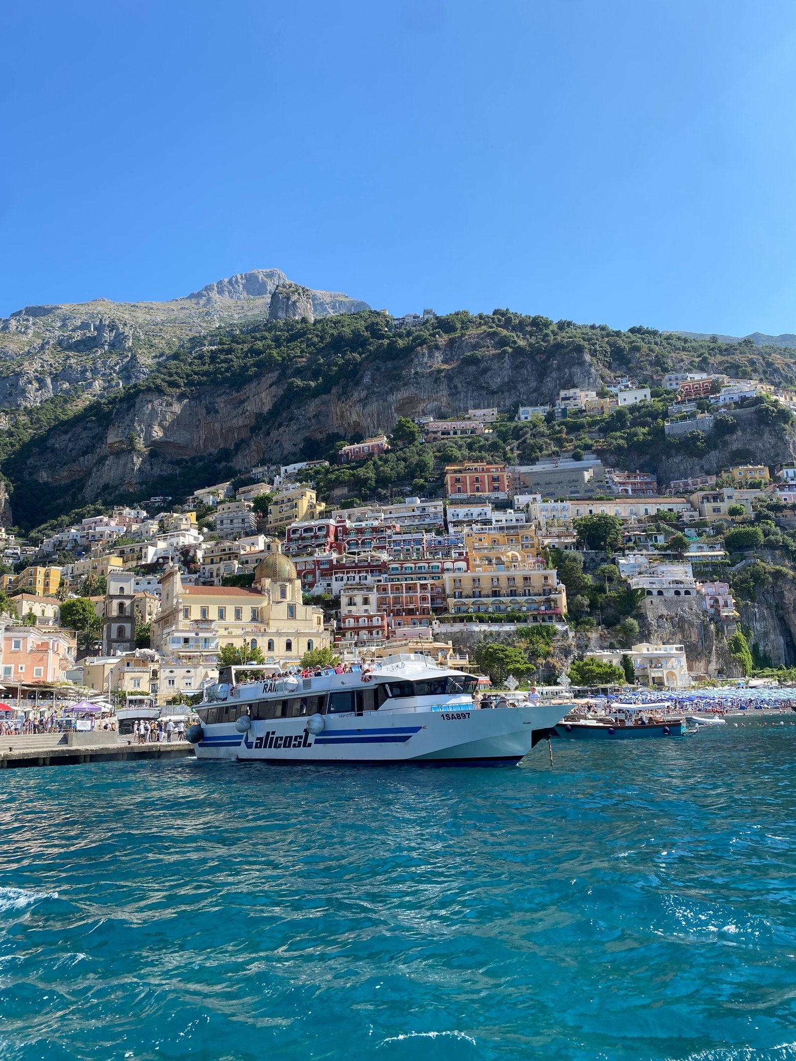 Ferry in Amalfi Coast, Italy