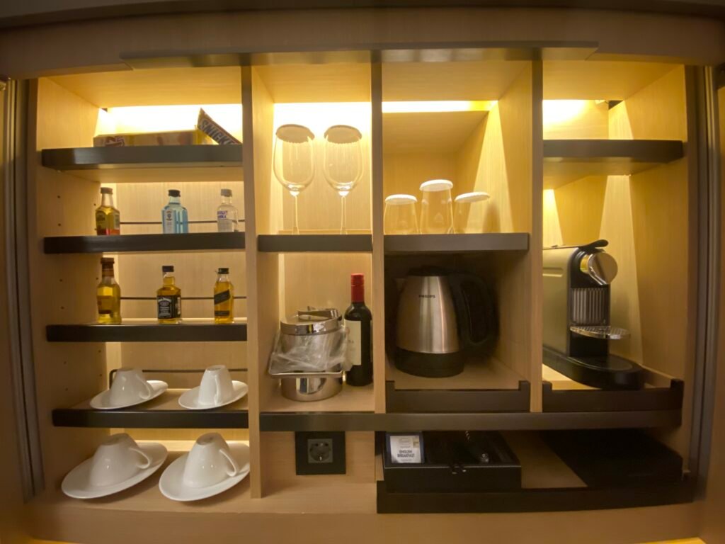 Coffee set up in Conrad Seoul room