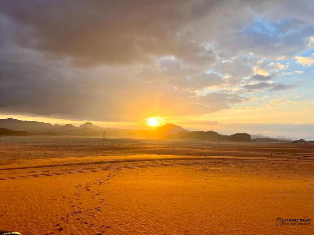 Planning a trip to Jordan wadi rum sunset