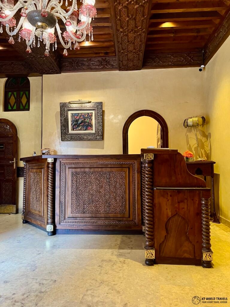 la sultana marrakech check-in desk