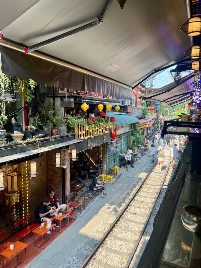 luxury trip to vietnam train street