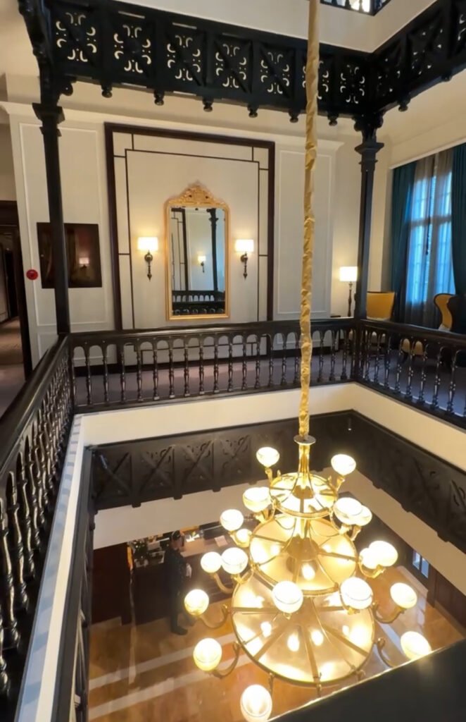 luxutry trip to vietnam sofitel metropole corridors