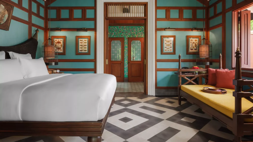 luxury trip to laos rosewood luang prabang bedroom