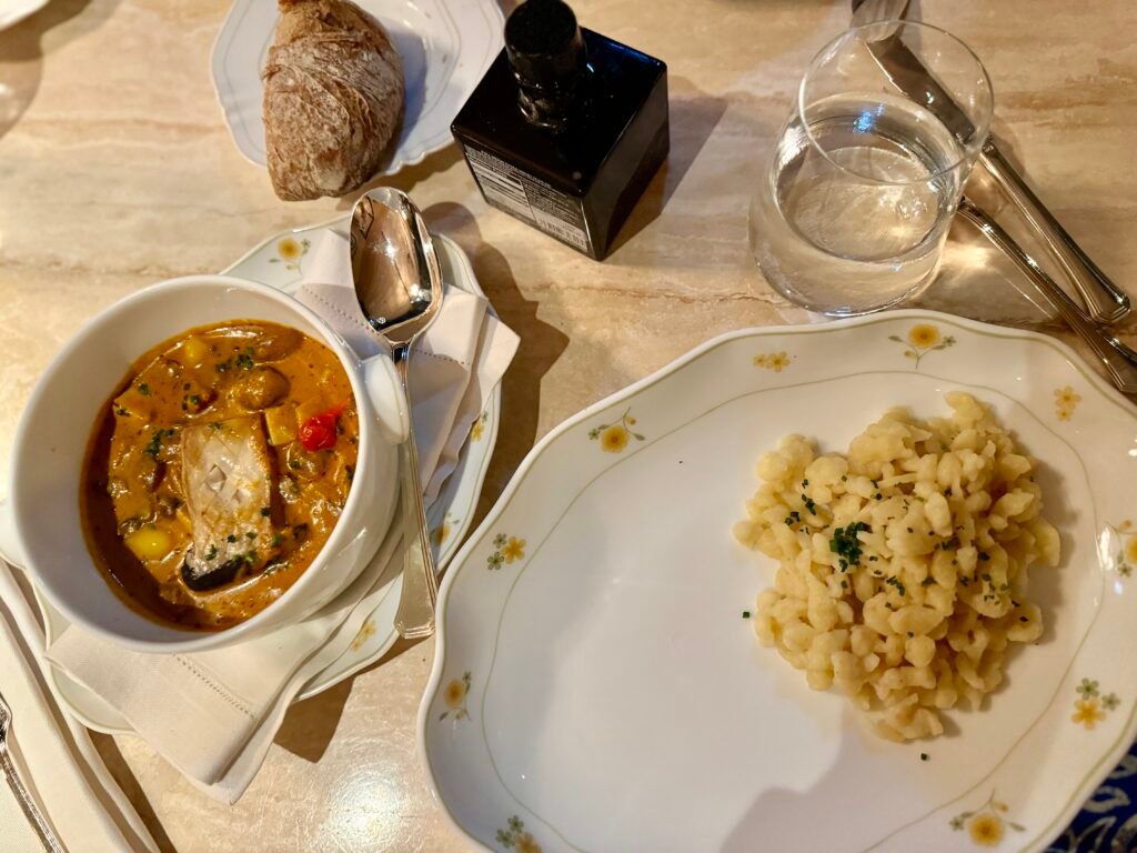 Rosewood Schloss Fuschl Dinner at Schloss Restaurant