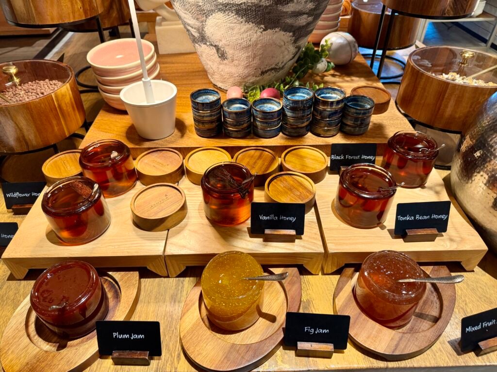 Mandarin Oriental Muscat breakfast