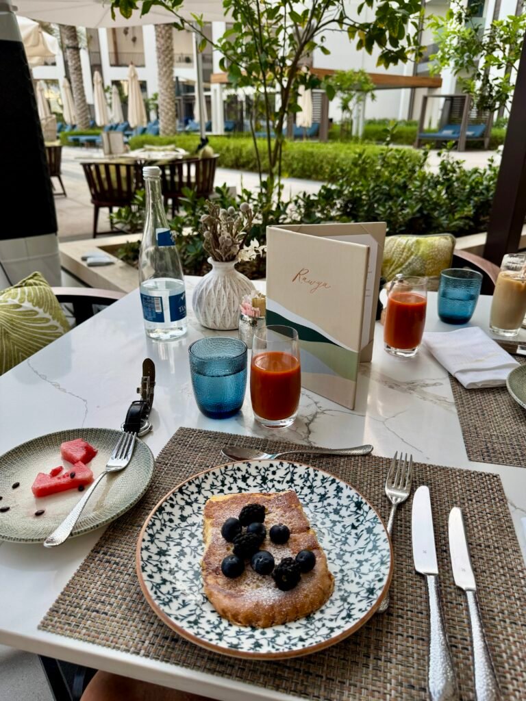 Mandarin Oriental Muscat breakfast
