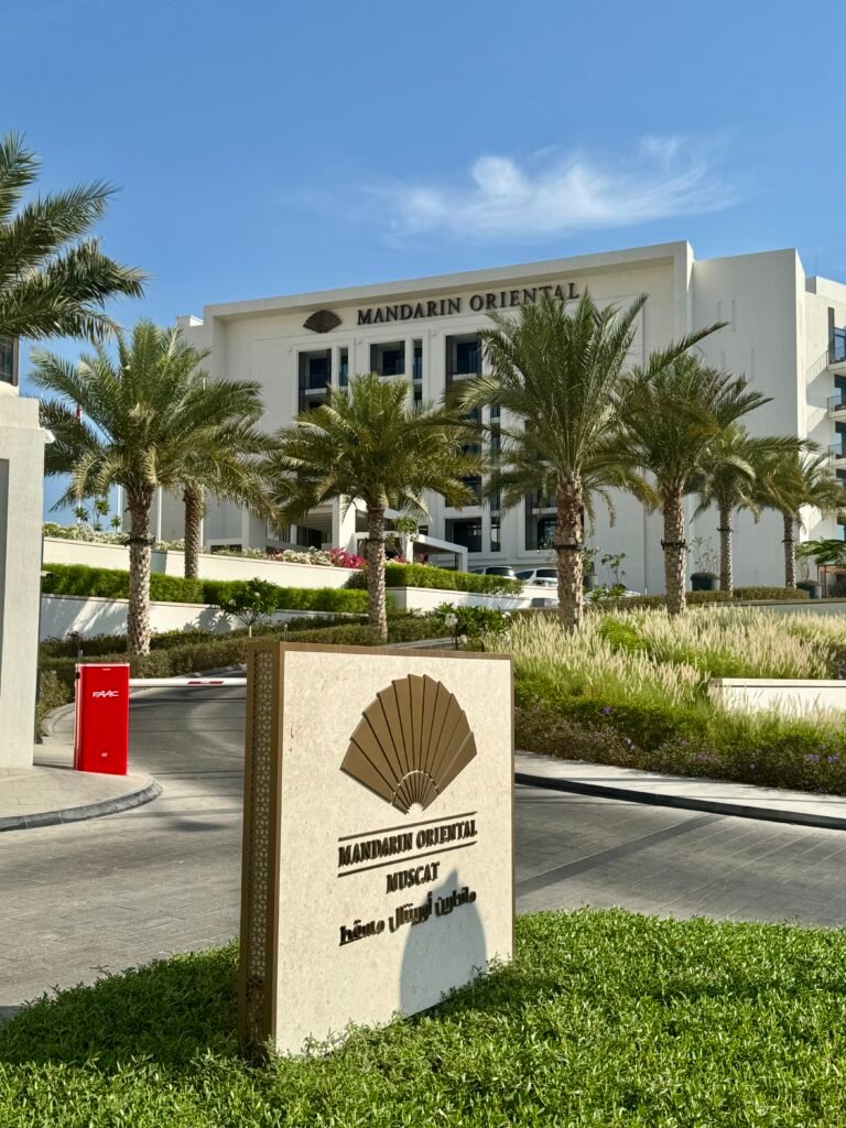 Mandarin Oriental Muscat entrance