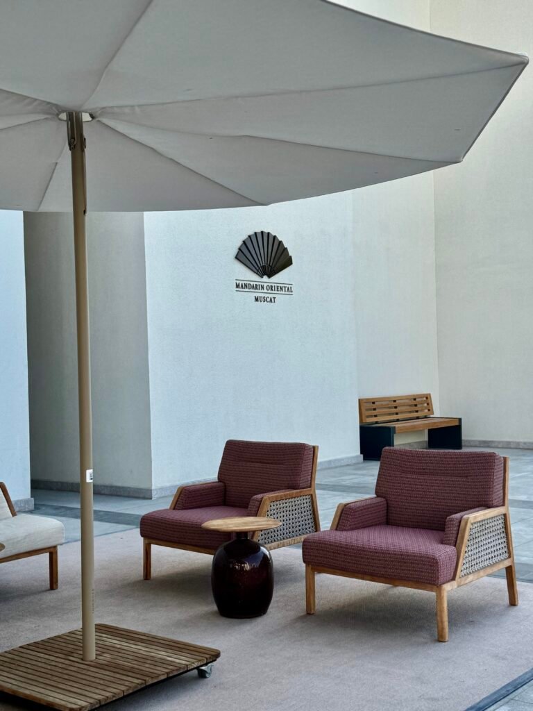 Mandarin Oriental Muscat entrance