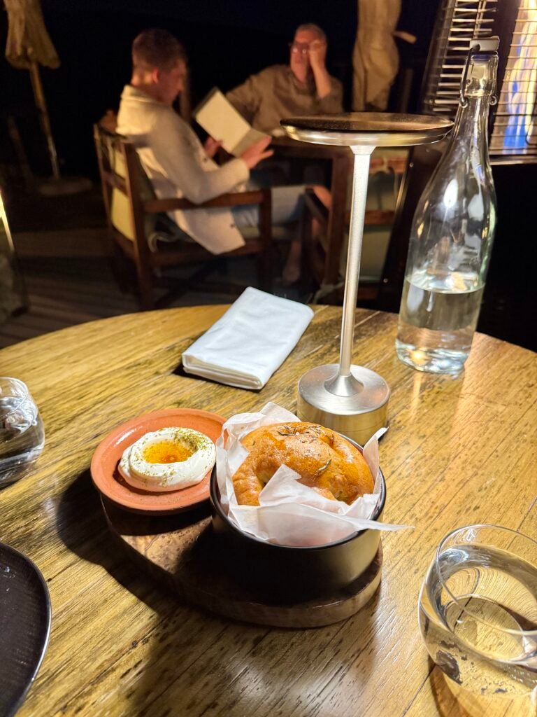 Alila Jabal Akhdar rose lounge dinner