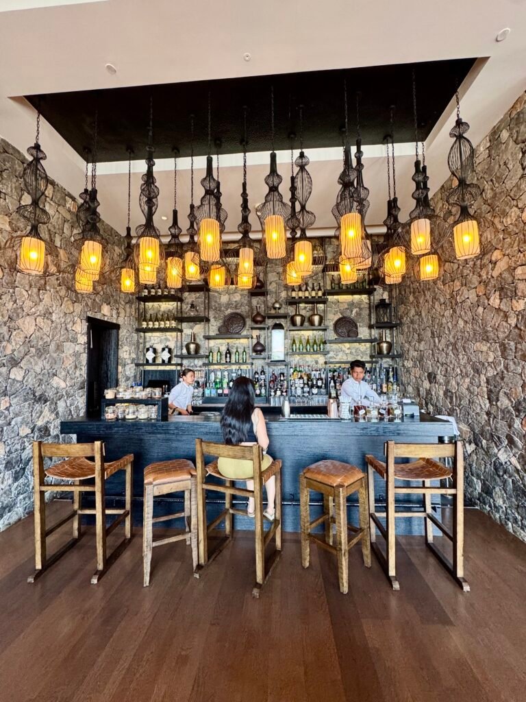 Alila Jabal Akhdar mocktail making