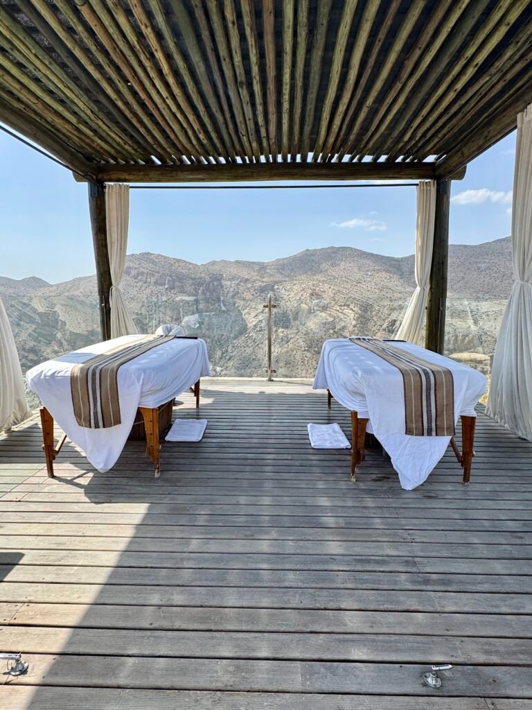 Alila Jabal Akhdar mountain view spa