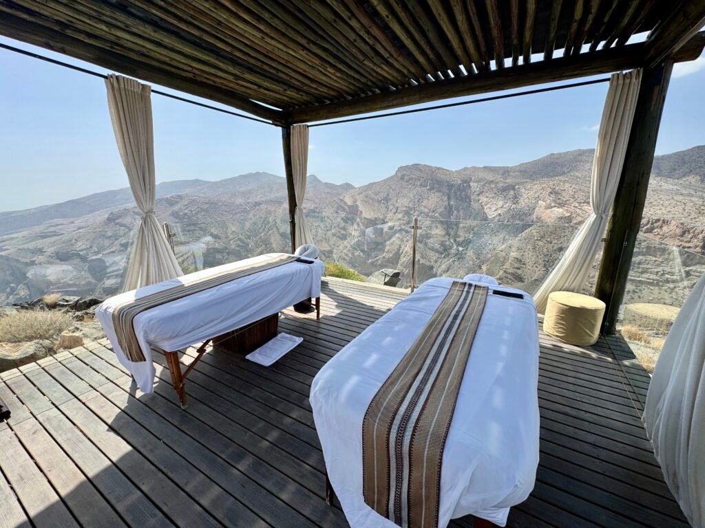 Alila Jabal Akhdar mountain view spa