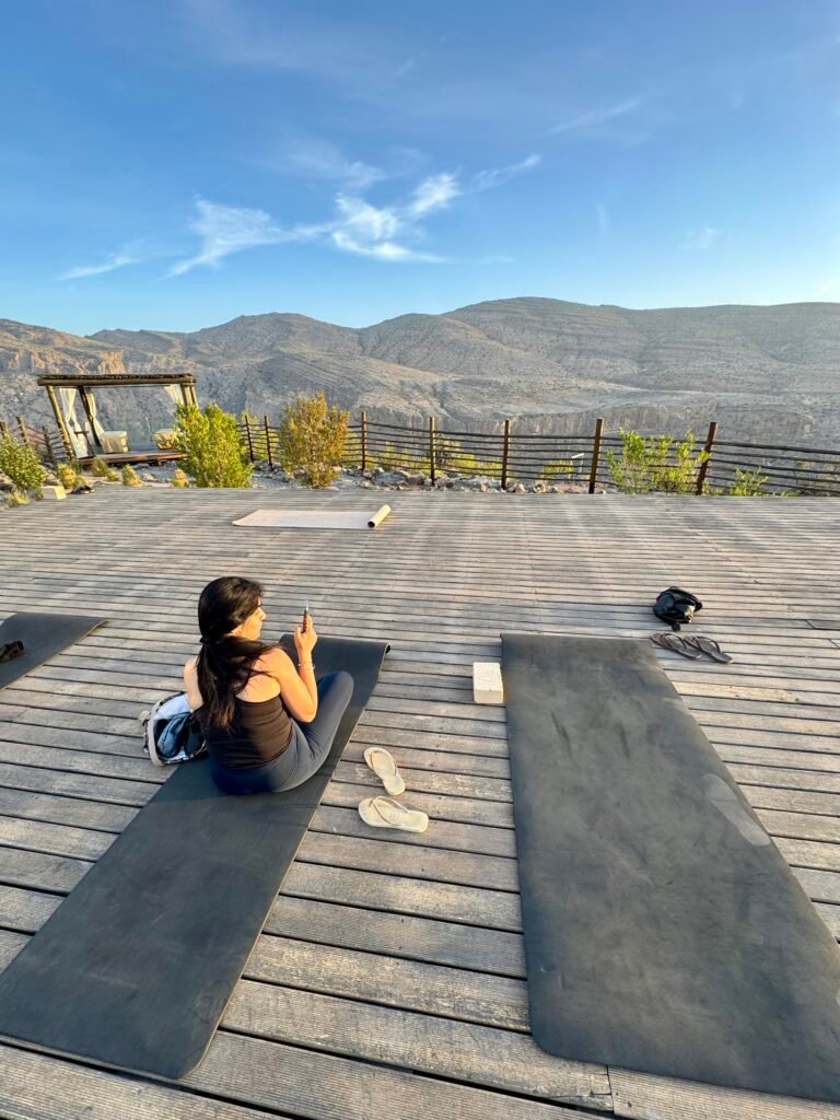Alila Jabal Akhdar yoga