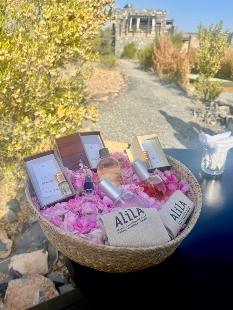 Alila Jabal Akhdar rose celebration