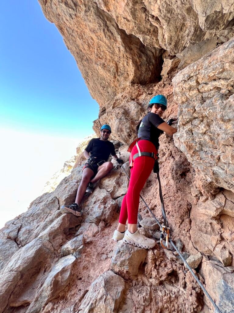 Alila Jabal Akhdar via ferrata
