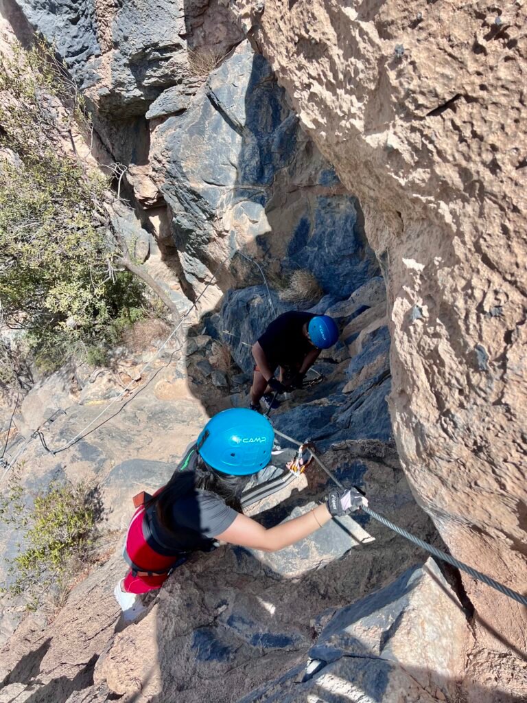 Alila Jabal Akhdar via ferrata