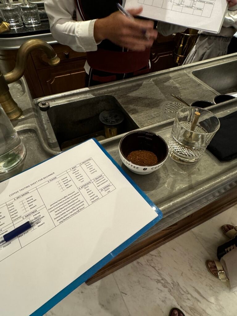 Capella Hanoi Coffee Cupping