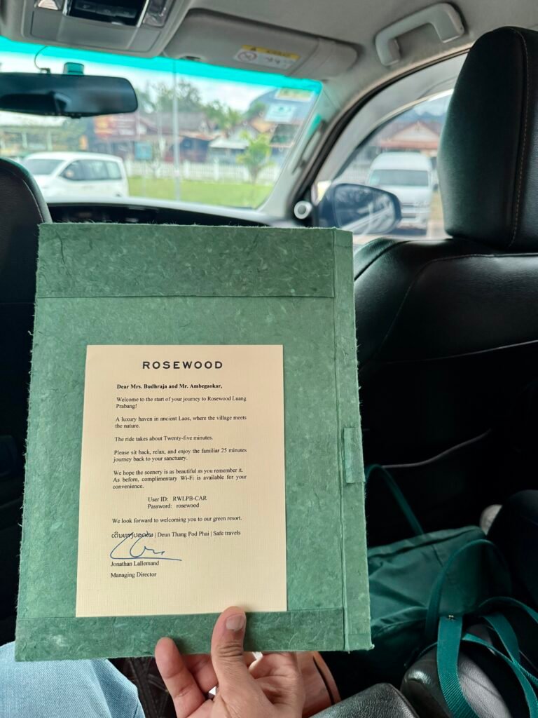 Rosewood Luang Prabang Airport transfer