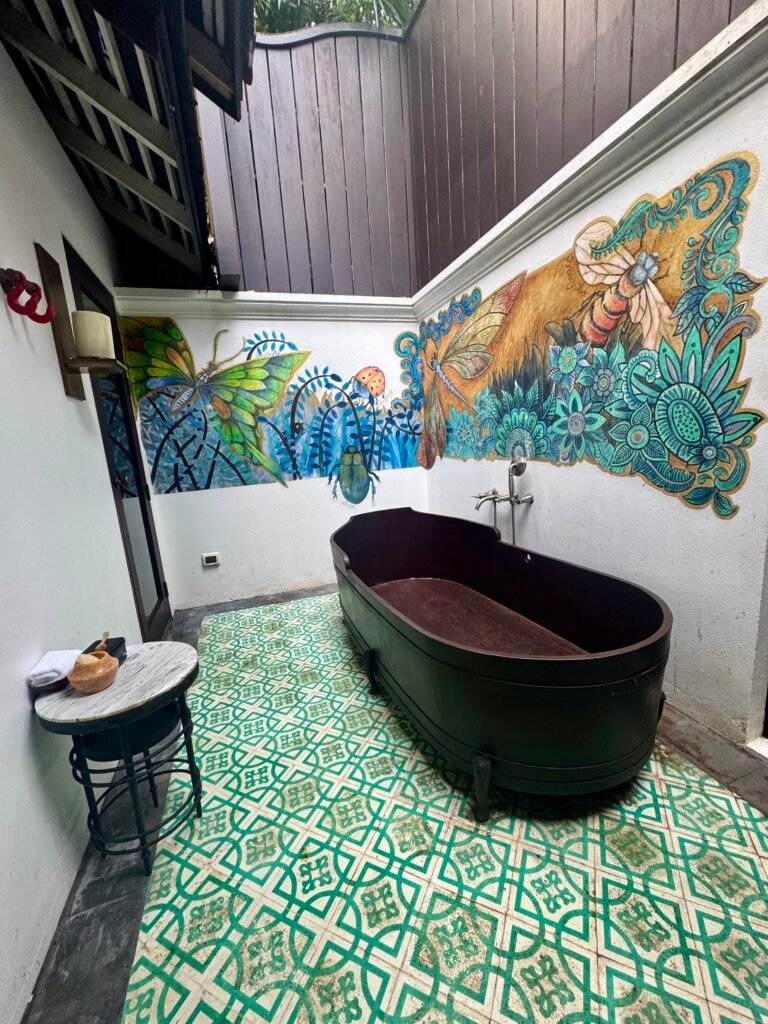 Rosewood Luang Prabang Outdoor Bathroom