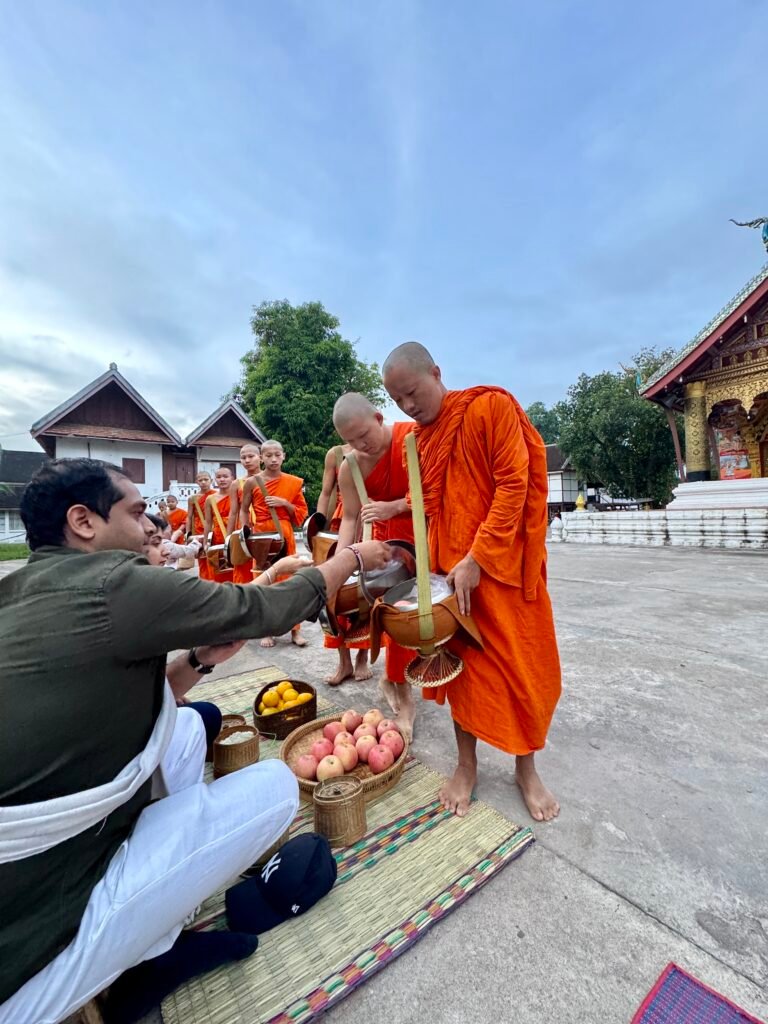 Rosewood Luang Prabang Alms Giving