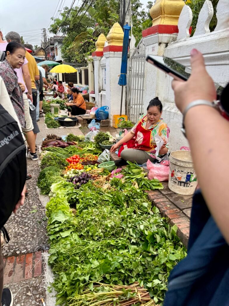 Rosewood Luang Prabang Alms Giving Local market