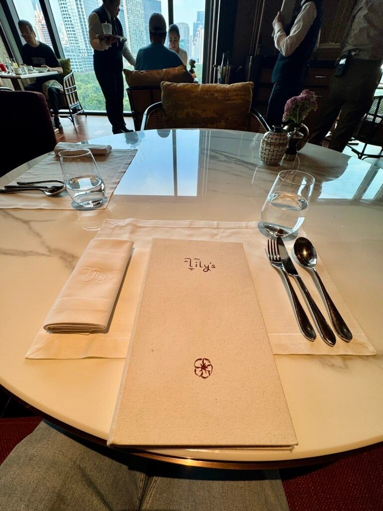 Ritz Carlton Bangkok -Breakfast